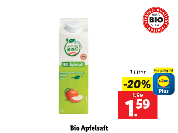 Bio Apfelsaft