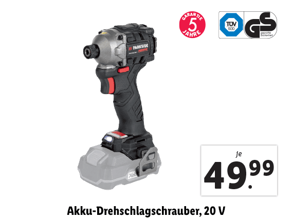 Akku-Drehschlagschrauber, 20 V
