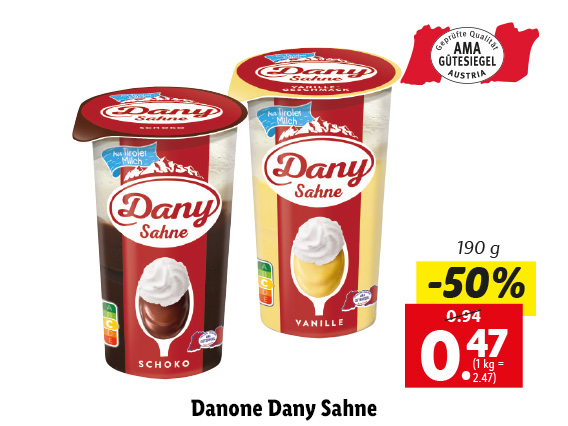 Danone Dany Sahne