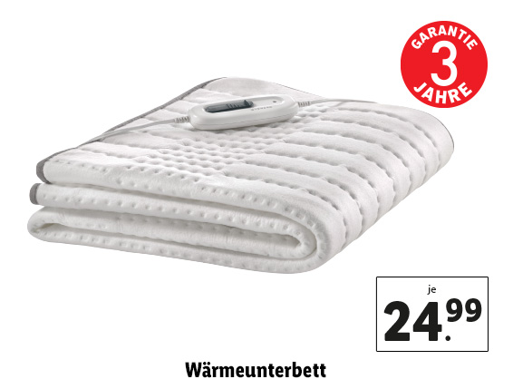 Wärmeunterbett