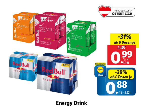Redbull Energy Drink