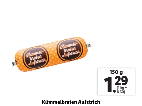 Kümmelbraten Aufstrich