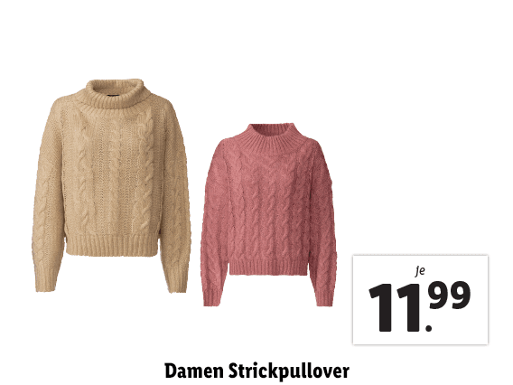 Damen Strickpullover