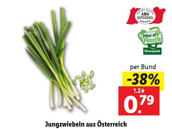 Jungzwiebeln aus Österreich