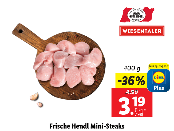  Frische Hendl Mini-Steaks