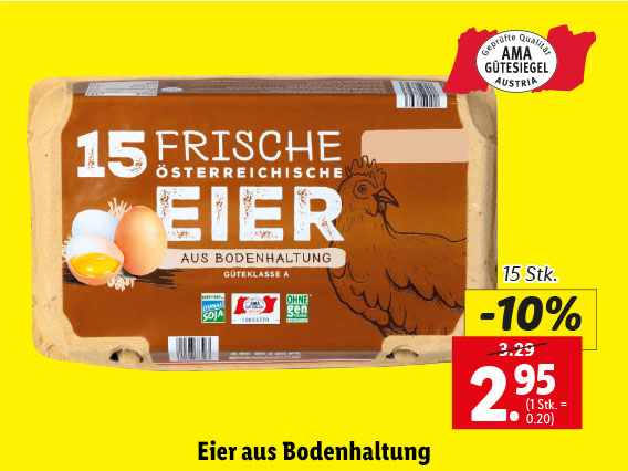 Frische österreichische Eier