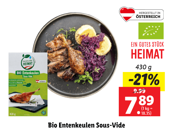 Bio Entenkeulen Sous-Vide