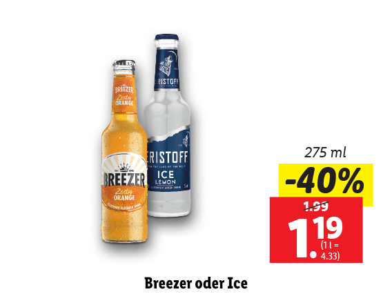 Breezer oder Ice