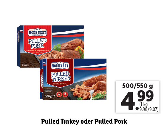 Pulled Turkey oder Pulled Pork