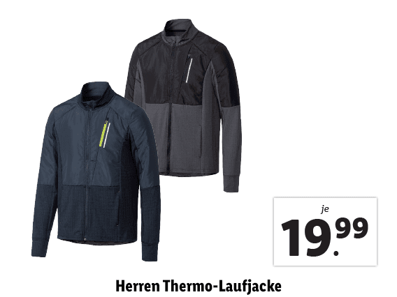 Herren Thermo-Laufjacke