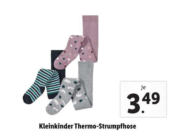 Kleinkinder Thermo-Strumpfhose