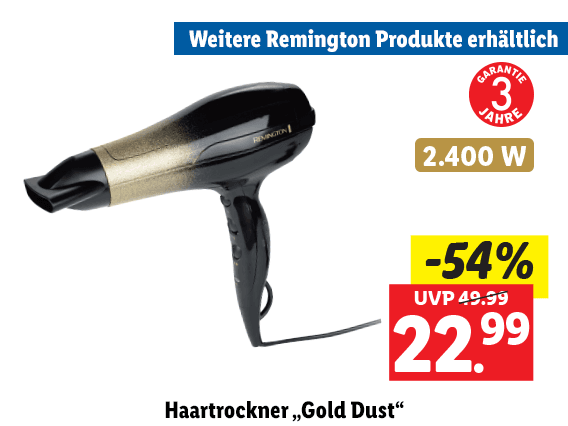 Haartrockner "Gold Dust"