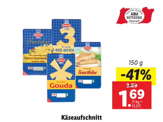  Käseaufschnitt