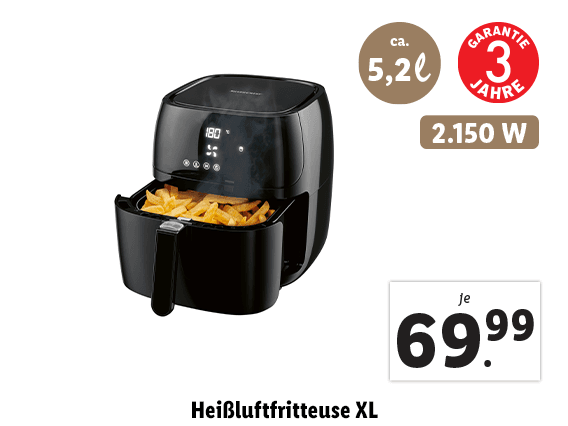 Heißluftfritteuse XL