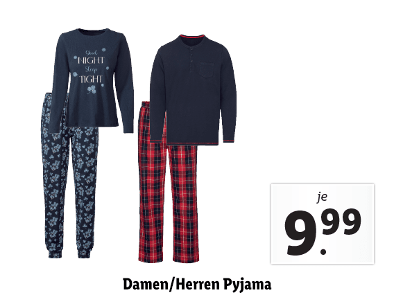 Damen/ Herren Pyjama