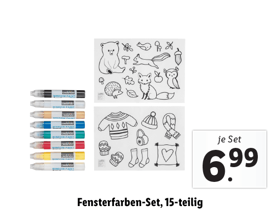 Fensterfarben-Set