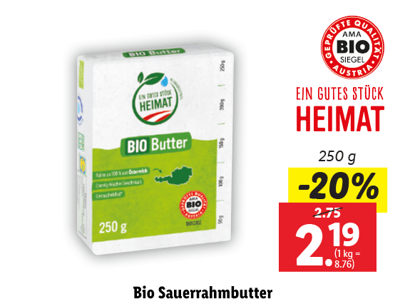 Bio Sauerrahmbutter