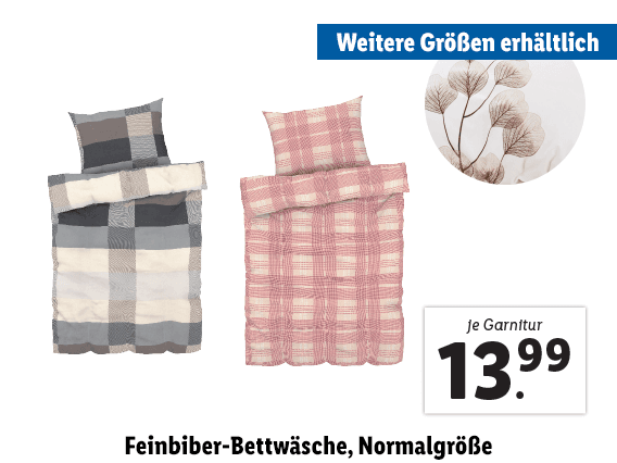 Feinbiber-Bettwäsche