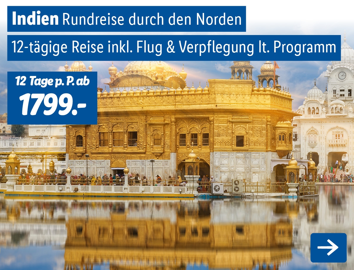 Indien – Rundreise durch den Norden