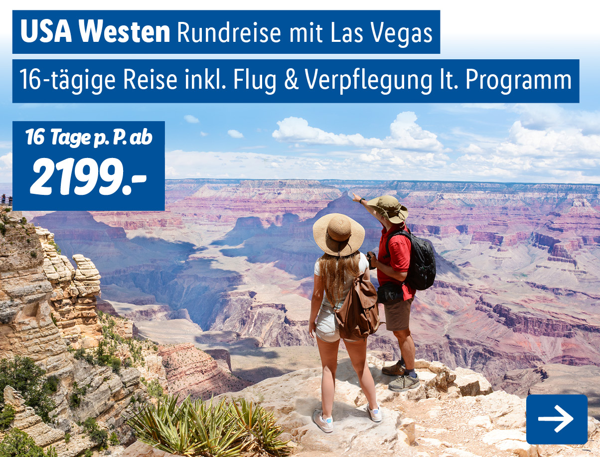 USA Westen – Rundreise mit Las Vegas