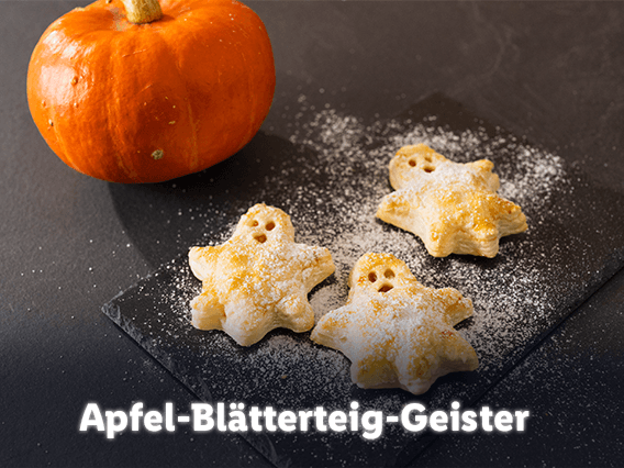 Blätterteig Geister
