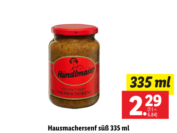Hausmachersenf süß