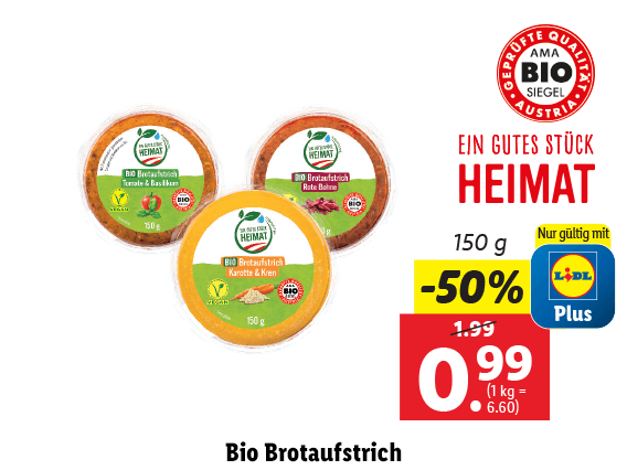 Bio Brotaufstrich