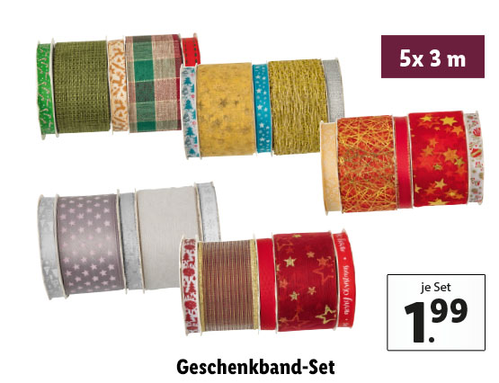 Geschenkband-Set