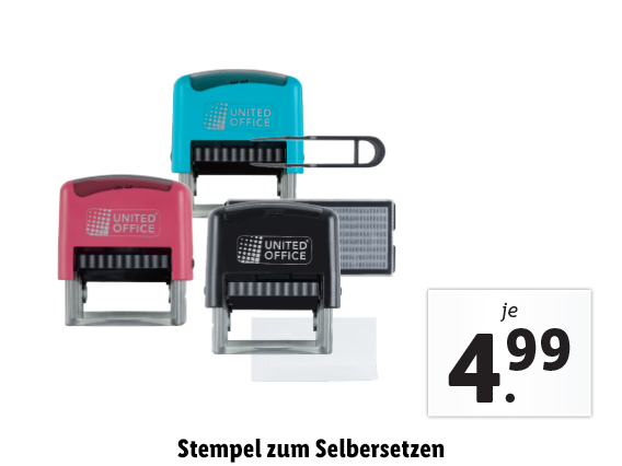 Stempel zum Selbersetzen