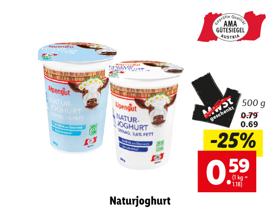  Naturjoghurt 