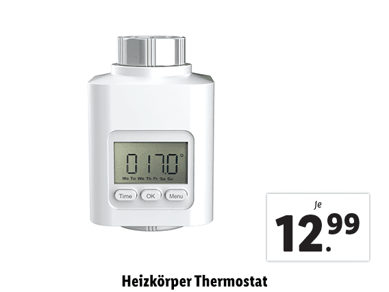 Programmierbares Heizkörperthermostat