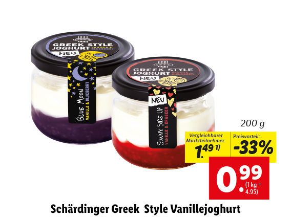 Greek Style Vanillejoghurt