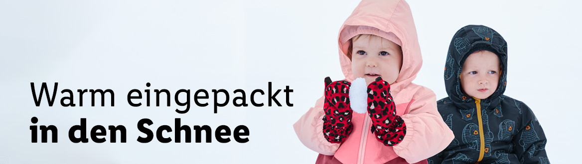 Warme Winterkleidung für Kinder