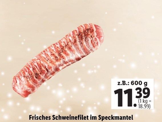 Schweinefilet im Speckmantel