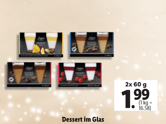 Dessert im Glas