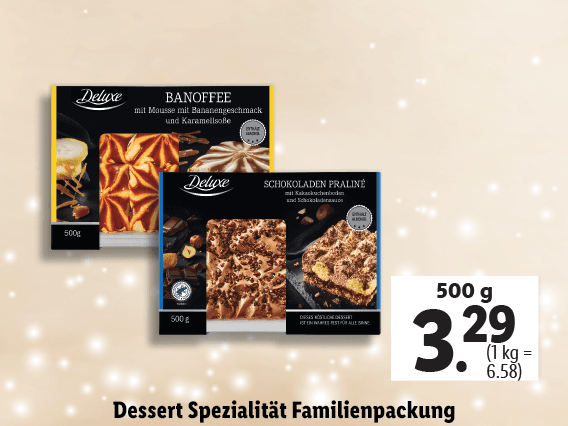 Dessert Spezialitäten