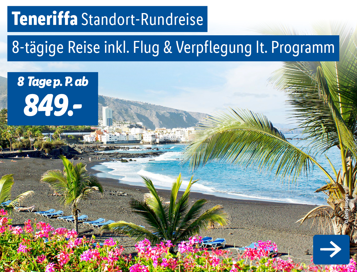 Teneriffa Standort-Rundreise