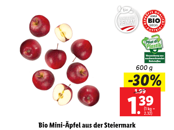 Mini Äpfel aus der Steiermark