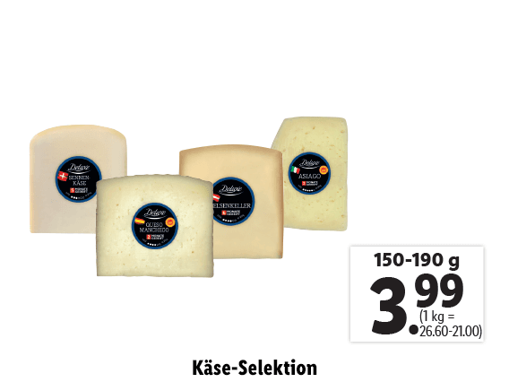 Käse-Selektion