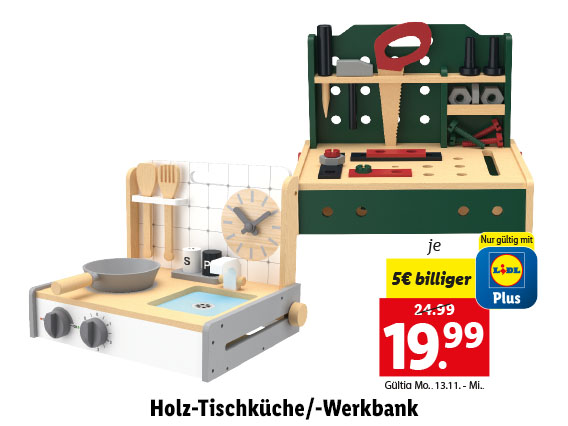 Holz Tischküche/ Werkbank