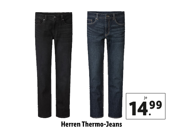 Herren Thermo Jeans