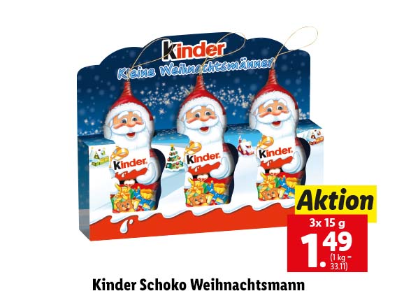 Schoko Weihnachtsmann