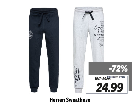 Herren Sweathose