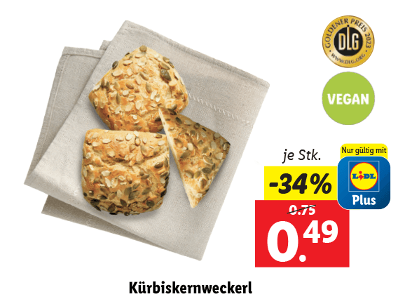 Kürbiskernweckerl