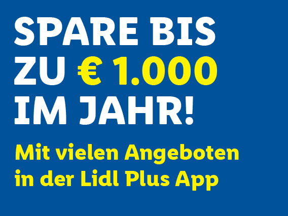 Mit Lidl Plus sparen!