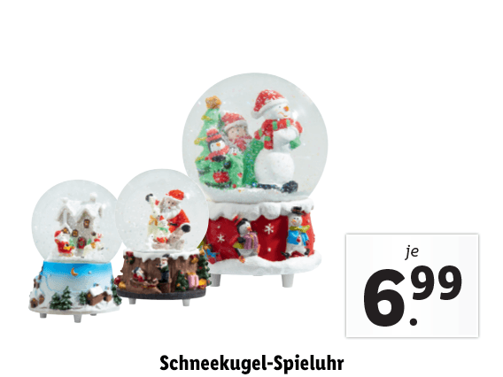 Schneekugel Spieluhr