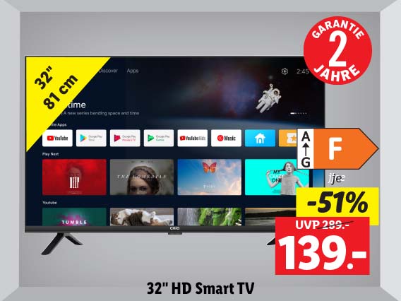 32" HD Smart TV