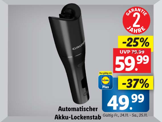 Automatischer Akku-Lockenstab