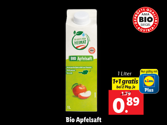 Bio Apfelsaft