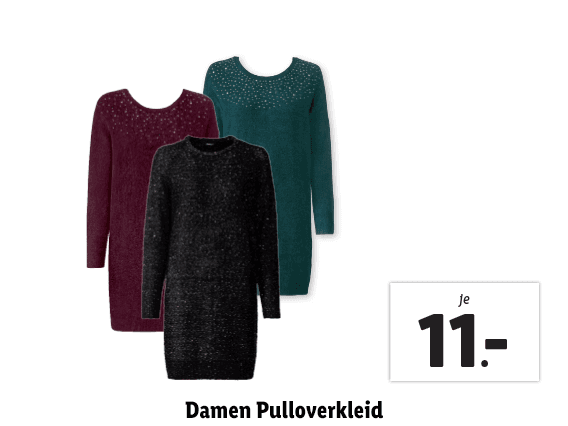 Damen Pullover Kleid